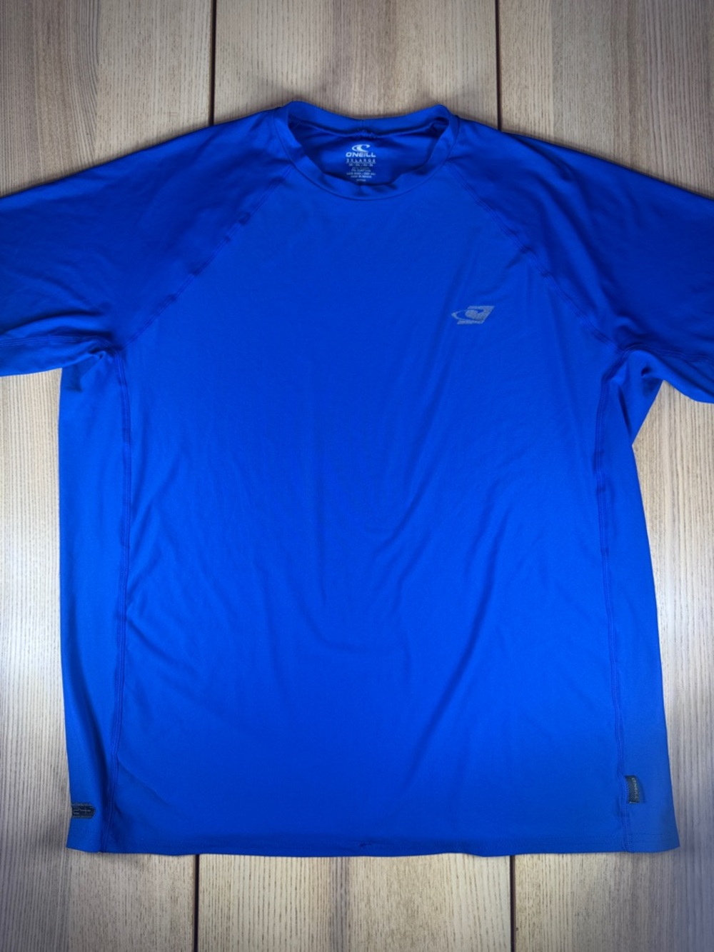 ONeill 24-7 Sun Shirt Mens 2XL Blue Short Sleeve UV Quickdry Rash Guard Tee